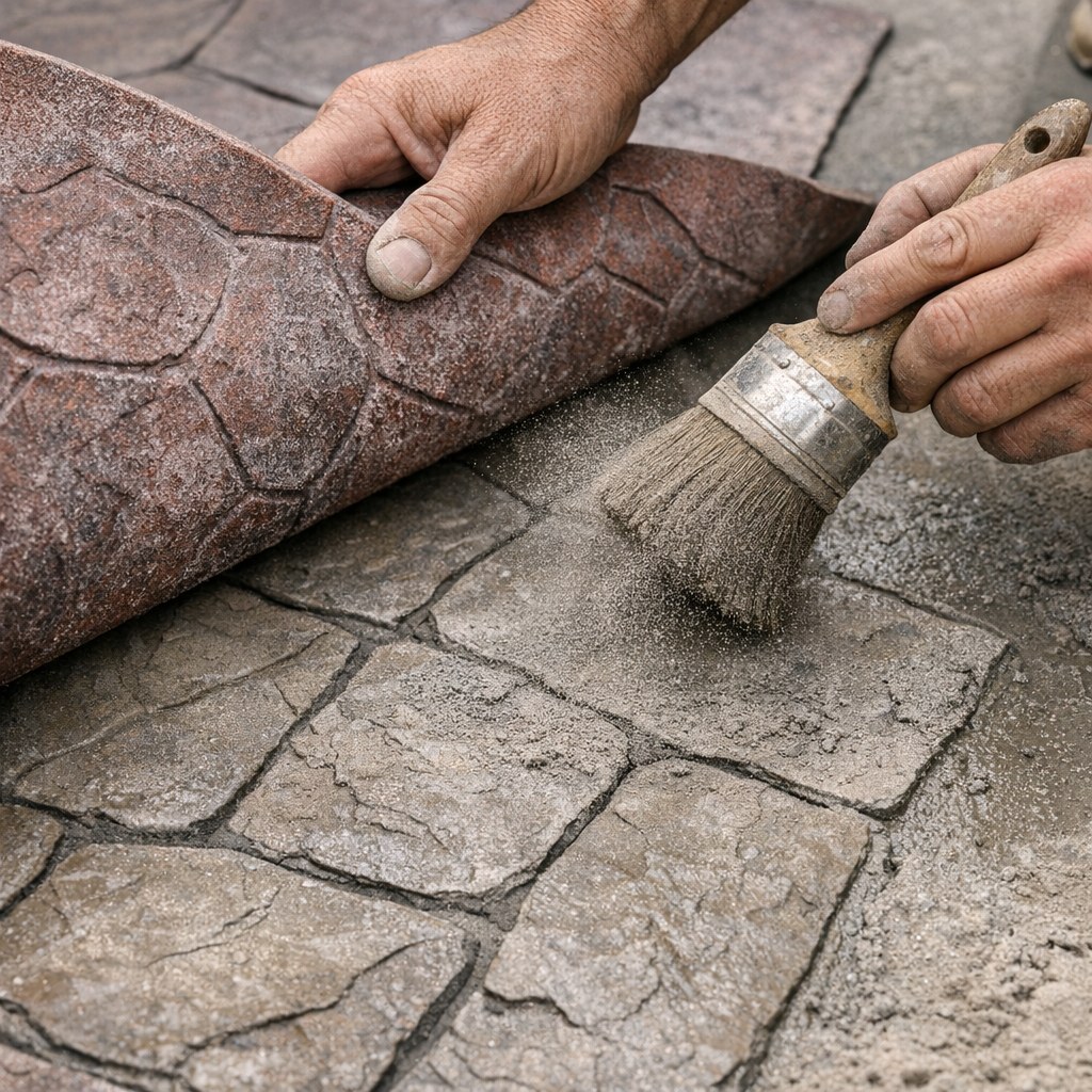 Design selection for decorative concrete
