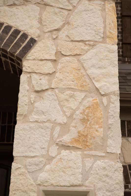 Flagstone masonry material
