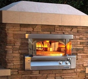 Gas and electric ovens for outdoor kitchens