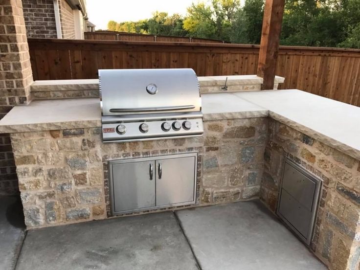 Lueders limestone for outdoor kitchens